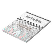 Huwelijksfeest Cadeau Kunstprint Notitieblok (Linkerzijde)