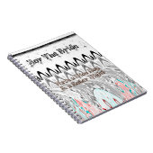 Huwelijksfeest Cadeau Kunstprint Notitieboek (Rechterzijde)