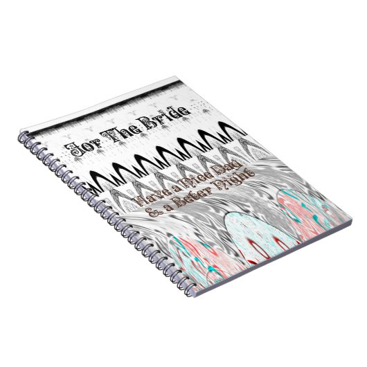 Huwelijksfeest Cadeau Kunstprint Notitieboek (Rechterzijde)