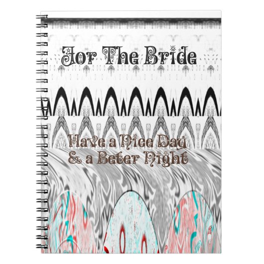 Huwelijksfeest Cadeau Kunstprint Notitieboek (Voorkant)