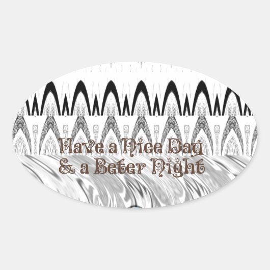 Huwelijksfeest Cadeau Kunstprint Ovale Sticker (Voorkant)