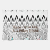 Huwelijksfeest Cadeau Kunstprint Theedoek (Horizontaal)