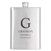 Huwelijksfeest Cadeau voor Mannen Flacon (Voorkant)