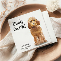 Huwelijksfeest Cocktailservetjes voor honden