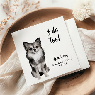 Huwelijksfeest Cocktailservetten voor Honden Servet