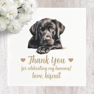 Huwelijksfeest Cocktailservetten voor Honden Servet