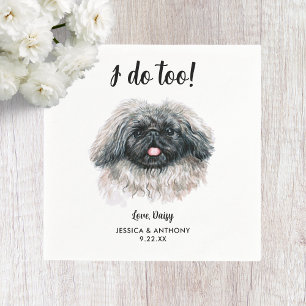 Huwelijksfeest Cocktailservetten voor Honden Servet