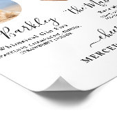 Huwelijksfeest Drinken voor Huisdieren Met Eigen F Poster (Hoek)