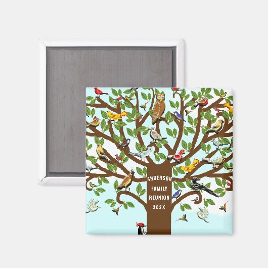 Huwelijksfeest / familiebijeenkomst geschenken mag magneet (Voorkant / Achterkant)