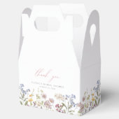 Huwelijksfeest Favor Doos Roze Bloemen Bedankdoosjes (Geopend)