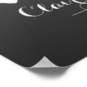 huwelijksfeest gastboek poster (Hoek)