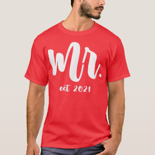 huwelijksfeest Honeymoon Bride Groom Coupl T-shirt