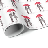 Huwelijksfeest Huwelijksjubileum inpakpapier (Rol Hoek)