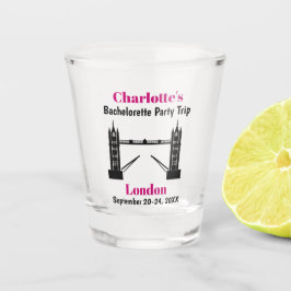 Huwelijksfeest in Londen Engeland cadeautje Shot Glas