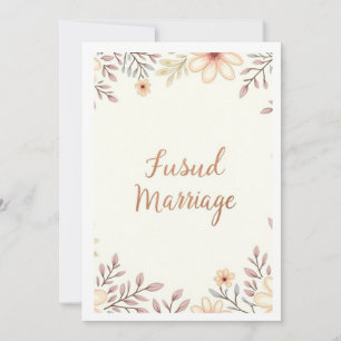 huwelijksfeest kaart