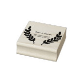 Huwelijksfeest laat decoratie elegant rubberstempel (Stempel)