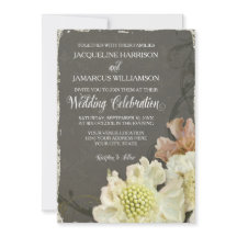 Huwelijksfeest Moderne Painterly Herfst Floral