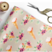 Huwelijksfeest of verjaardag bloemverpakkings papi cadeaupapier