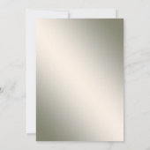 Huwelijksfeest Paarse Roze Bloemen Golden Elegant Kaart (Achterkant)