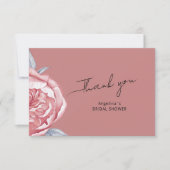 Huwelijksfeest plat dankkaart bedankkaart (Voorkant)