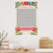 Huwelijksfeest Prop Poster voor Fotohokje (Keuken)