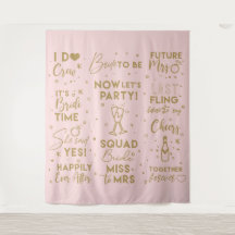 Huwelijksfeest roze fotohokje Achtergrond banner