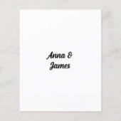 Huwelijksfeest spel waar waren ze foto gissen flyer (Achterkant)