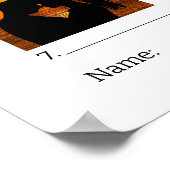 Huwelijksfeest spel waar waren ze foto gissen poster (Hoek)