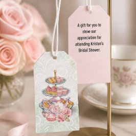 Huwelijksfeest Thee Feestje Favor Taggen Cadeaulabel