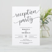 Huwelijksfeest Uitnodiging (Staand voorkant)