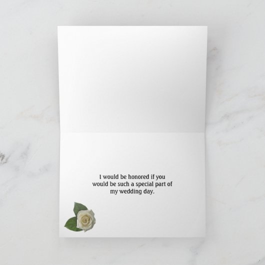 Huwelijksfeest uitnodiging gastboekbegeleider (Binnen)