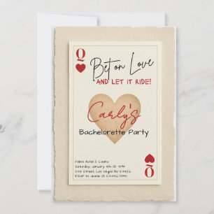 Huwelijksfeest uitnodiging voor Bet on Love Casino