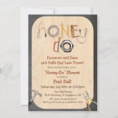 Huwelijksfeest Uitnodiging voor Koppel 'Honey Do' (Voorkant)