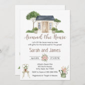 Huwelijksfeest Uitnodiging Voor Koppels Rond het H (Voorkant / Achterkant)