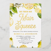 Huwelijksfeest uitnodiging voor Main Squeeze Lemon (Voorkant)