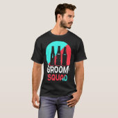 Huwelijksfeest Uitspraken Bruidegom Team  T-shirt (Voorkant volledig)