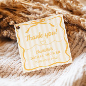 Huwelijksfeest voor de bruid  bedankjes labels