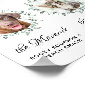 Huwelijksfeest voor honden Bar Signature-drankjes Poster (Hoek)