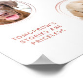 Huwelijksfeest voor huisdieren Open bar Hond 2 Fot Poster (Hoek)