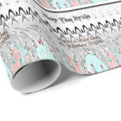 Huwelijksfeestcadeau Kunstprint Cadeaupapier (Rol Hoek)