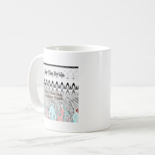 Huwelijksfeestcadeau Kunstprint Koffiemok (Voorkant links)