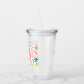 Huwelijksfeestcadeau met naam acryl drinkbeker (Links)