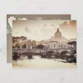 Huwelijksfeestspel Postcard Vaticaanstad Briefkaart (Voorkant / Achterkant)
