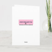 HUWELIJKSFELICITATIES CAT FUNNY KAARTEN (Achterkant)