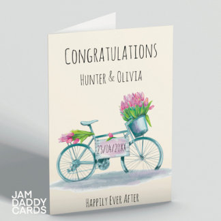 Huwelijksfelicitaties Custom Kaart