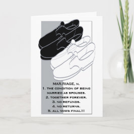 Huwelijksfelicitaties Wenskaart III Kaart