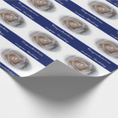 Huwelijksfelicitaties White Rose Wrapping Paper Cadeaupapier (Hoek)