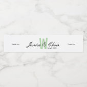 Huwelijksfles Etiket 004 (Enkel label)