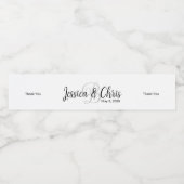 Huwelijksfles Etiket 008 (Enkel label)