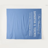 Huwelijksfoto achtergrond muur opknoping wandkleed (Voorkant (horizontaal))